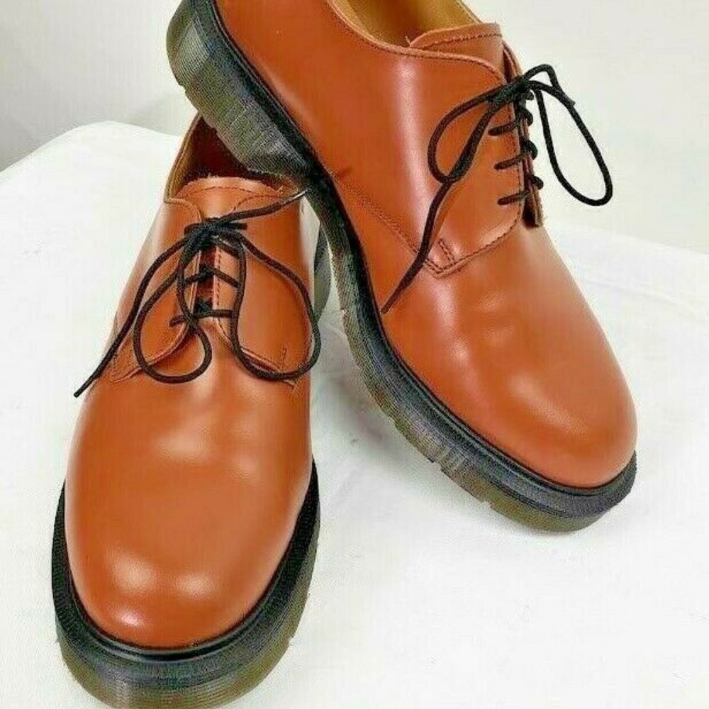 SOLOVAIR Mens Acorn 4 Eye Gibson Shoes Lave Up US7